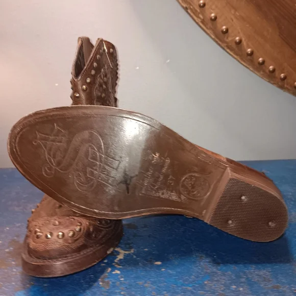 COPY - Ash Vintange Cowboy Boots - Picture 6 of 6